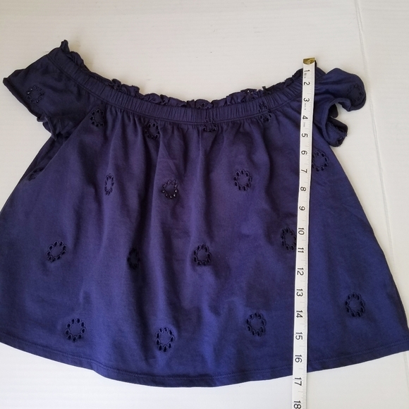 🌸NEW Anthropologie | Embroidered Off Shoulder top S‎ - Picture 6 of 9